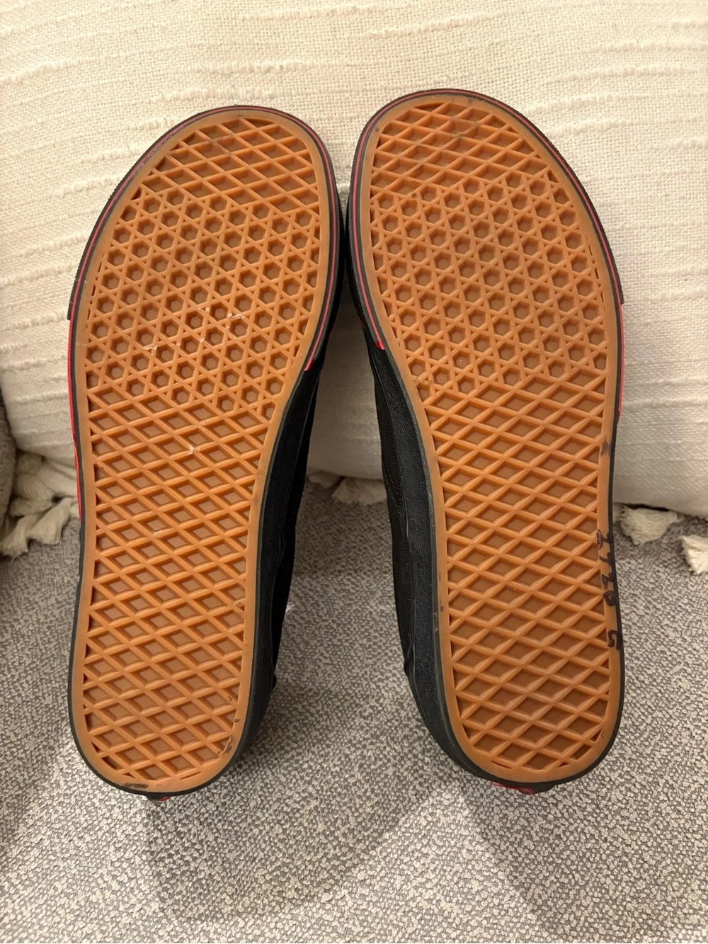 Vans Flame Wall Black Canvas Slip-On Sneaker 🔥
